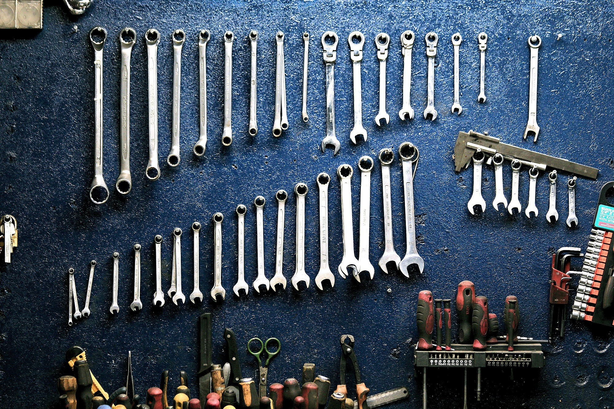 Canva - Flat Lay of Work Mechanic Tools